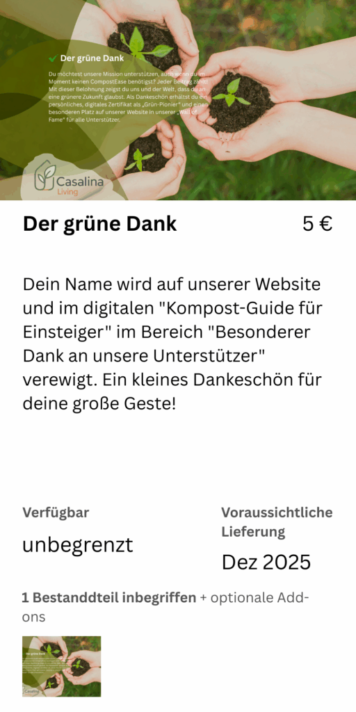 der grüne dank